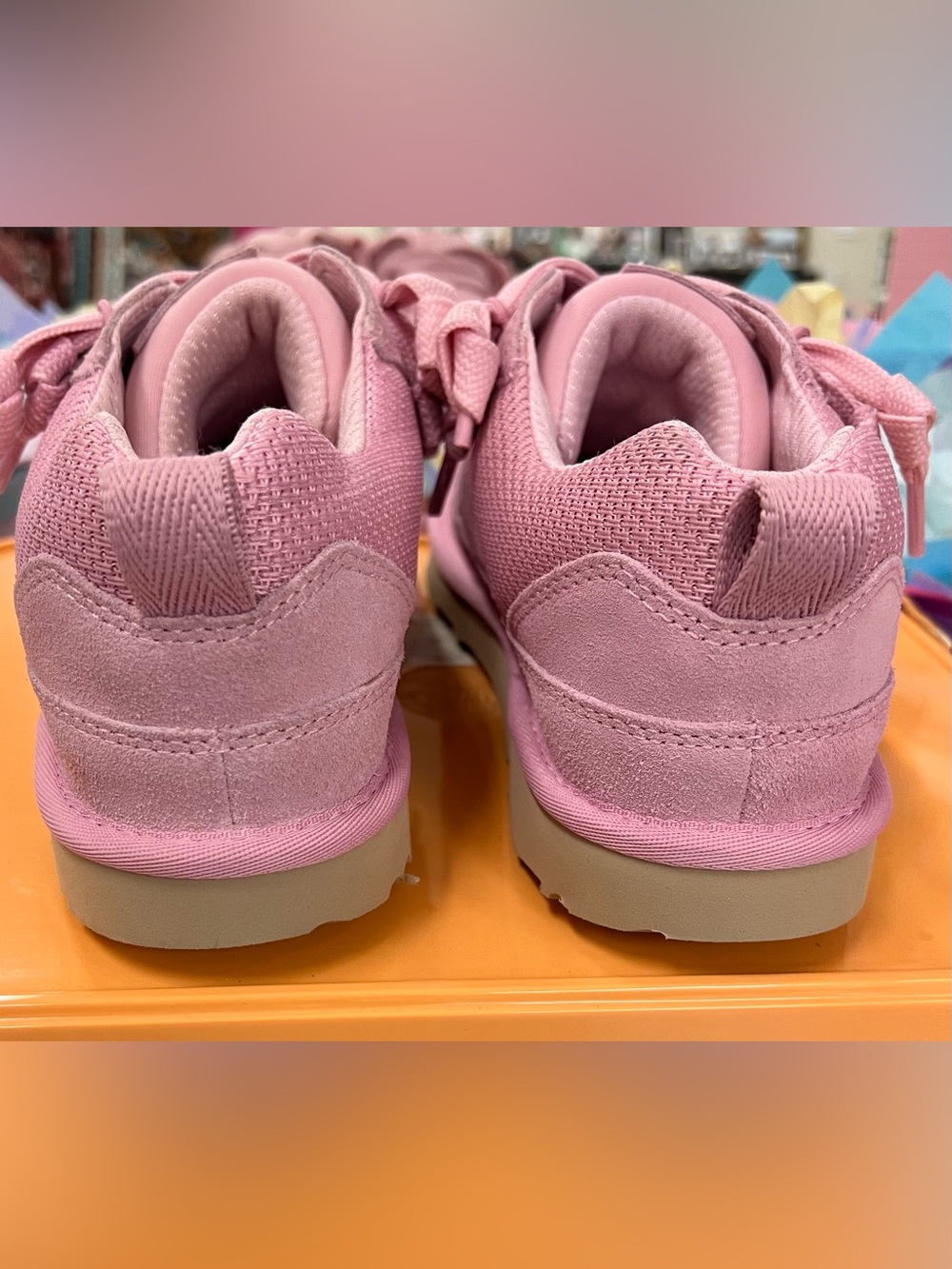 Ugg Women’s Sz 8 PINK Lowmel Sneakers - Picture 4 of 10